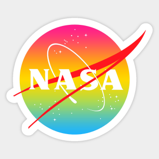 Subtle Pansexual NASA Sticker